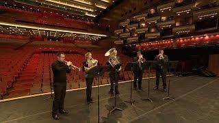 Philharmonia Orchestra In the Bleak Midwinter Brass Quintet [upl. by Aihsital]