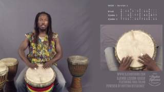 Kassa Djembe Lesson BeginnerIntermediate [upl. by Imalda]