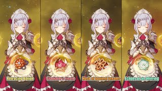 Noelle Artifacts Set Comparison  Genshin Impact [upl. by Wall]