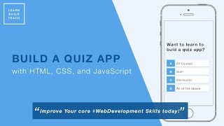 Build a Quiz App 9  Load and Display High Scores from Local Storage [upl. by Ahtebat]