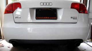 2006 Audi A4 20t stock exhaust [upl. by Eentrok]