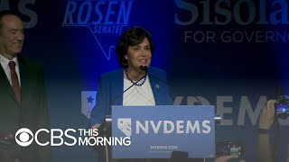 Nevada Democrat Jacky Rosen flips Senate seat [upl. by Chlo60]