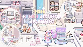 FREE AESTHETIC KAWAII HOUSE TOUR BUILD  AVATAR WORLD [upl. by Boru]