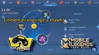 Emblem thawhdan sawifiah ang aw  MLBB know your build mobilelegends mlbb [upl. by Orfurd]