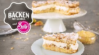 SchneemousseTorte  Backen mit Globus amp Sallys Welt 16 [upl. by Nospmoht869]