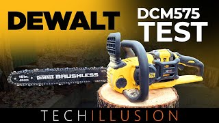 🔥EXTREMETEST DeWalt 5460V Cordless Chainsaw DCM575N in test😱  DeWalt battery chainsaw DCM575N [upl. by Cychosz]