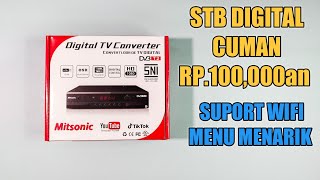 Rekomendasi STB DIGITAL MURAH DARI MITSONICsettopboxtvdigital [upl. by Ellesirg]