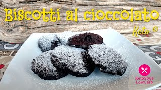 Biscotti CHETOGENICI al cioccolato senza farine [upl. by Enerahs720]