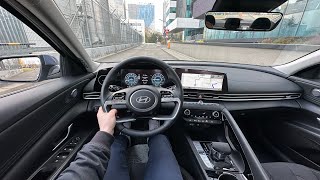 New Hyundai ELANTRA 2024 Test Drive POV [upl. by Laven]