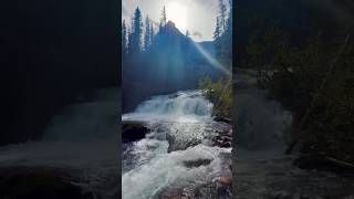 Beautiful lower falls Upper Kananaskis Lake 🇨🇦 [upl. by Hedgcock425]