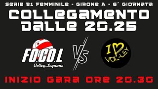 FOCOL Legnano  Volpiano  6 Giornata  Serie B1 Femminile [upl. by Phio]