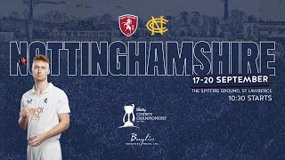 🎥 Day Three Highlights  Kent vs Nottinghamshire [upl. by Amelus936]