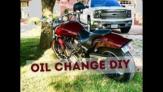 RS WarriorYamaha Warrior 1700 oil change [upl. by Derfliw]