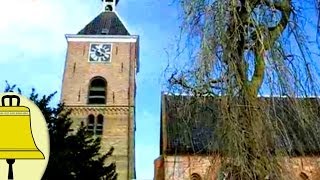 Uithuizen Groningen Kerkklokken Hervormde kerk Glocke 1amp2 [upl. by Eikcim]