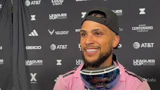 MESSI amp Inter Miami DeAndre Yedlins Postgame Interview After Inter Miamis Leagues Cup Title [upl. by Marcille]