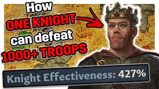 STACKING KNIGHT EFFECTIVENESS BREAKS CK3 [upl. by Aissilem]