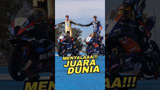 BEGINI RASANYA Punya Pembalap JAGO Aldi Satya Mahendra Juara Dunia WSSP 300 aldisatyamahendra wsbk [upl. by Anot]