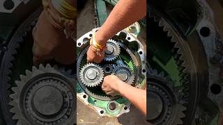 Tractor rear axle gears remove shorts shortvideo [upl. by Drape]