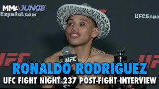 Ronaldo Rodriguez Vows to Become UFC Champion After Dream Debut  UFC Fight Night 237 [upl. by Dier28]