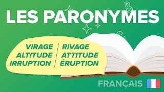 Le Paronyme  Français  Collège  Mathrix [upl. by Moreville91]