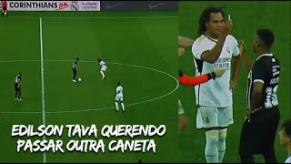 EDILSON VS KAREMBEU NO JOGO DAS LENDAS DO CORINTHIANS E REAL MADRID [upl. by Raine768]