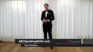 Public Speaking Tips Posture  How To Stand ABCSpeakingSkillsDanHD720p [upl. by Dalenna]