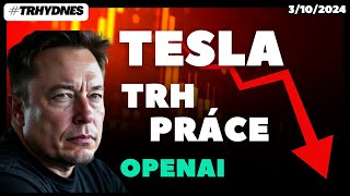 Prečo padli akcie Tesla 📈 Nádejné správy z ADP trh práce v USA TRHYDNES [upl. by Friedly998]