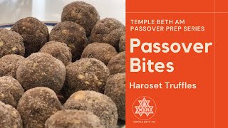 Passover Bites Sephardic Charoset Truffles [upl. by Sldney]