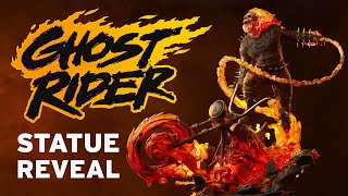 Ghost Rider Statue REVEAL 🔥  Sideshow Con 2023 [upl. by Miahc]