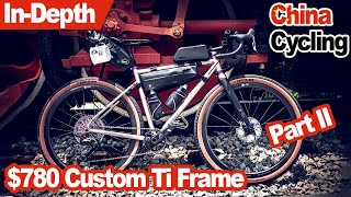 A Custom Titanium Frame for less than 800 My Waltly Gravel Frame an indepth look PtII [upl. by Adnala233]