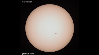 Il Sole visto al Telescopio  30 novembre 2020 [upl. by Assyl15]