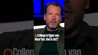 College krijgen van Maarten hoe is dat 🤩  De slimste mens  KRONCRV [upl. by Ainoet]