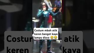 COSTUM MBAH ATIK KAYA LAMPU DISCO 😂 trending song concert live entertainment shorts music [upl. by Blaire]