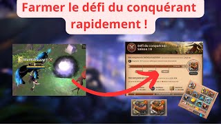 ALBION ONLINE  FARM DEFI CONQUERANT RAPIDEMENT [upl. by Tresa]