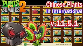 Pvz 2 1151  Team Plants Sawblade Sundew amp Chinese Plants in international in Plants vs Zombies 2 [upl. by Ahsuatan]