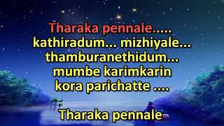 Tharaka pennale dj lyrics [upl. by Giffard581]