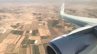 Ryanair B737800 Morning landing in Agadir  Morocco AGA [upl. by Narih]