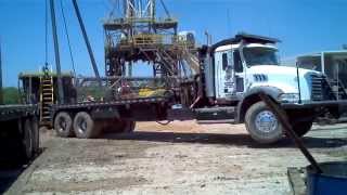 Oil field winch truck [upl. by Licht]