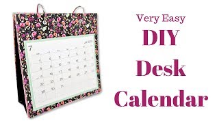 DIY Desk Calendar  Craft Fair Ideas [upl. by Eussoj]