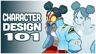 CHARACTER DESIGN 101  My process and things to keep in mind [upl. by Lav197]