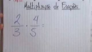 CAP01 Item 11  Multiplicação de Frações [upl. by Rashida]