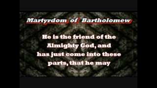 Martyrdom of Bartholomew with Captured Captions [upl. by Lambrecht]