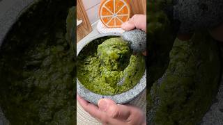 Pestle Green Chutney trendingshorts food highprotine weightlossrecipes recipe highprotien [upl. by Ardnekat]