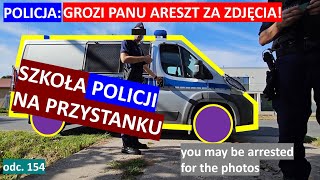 Policja łamie pan prawo zakazu fotografowania Pierwsze spotkanie po wejściu ustawy z zakazem 154 [upl. by Moureaux]