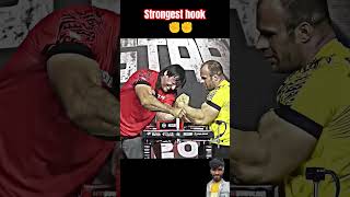 Strongest hook ever vs no limits  Denis cyplwnkov vs davon larratt viralvideo shorts [upl. by Idnarb]