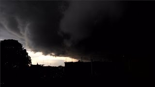 Tormenta en Chiclayo  Perú la nube negra que cubrió por completo a la ciudad  2017 [upl. by Enelrahs]