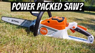 Stihl Battery Chainsaw Review  I tried the Stihl MSA 70 C Do I Like It [upl. by Burch]