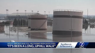 Offutt Air Force Base still recovering from 2019 floods [upl. by Nnahoj726]