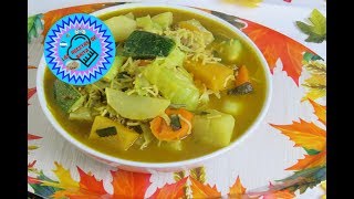 sopa de carne molida  las recetas de anita [upl. by Namie451]