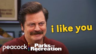 Best of Ron actually liking people  Parks and Recreation [upl. by Lorens]